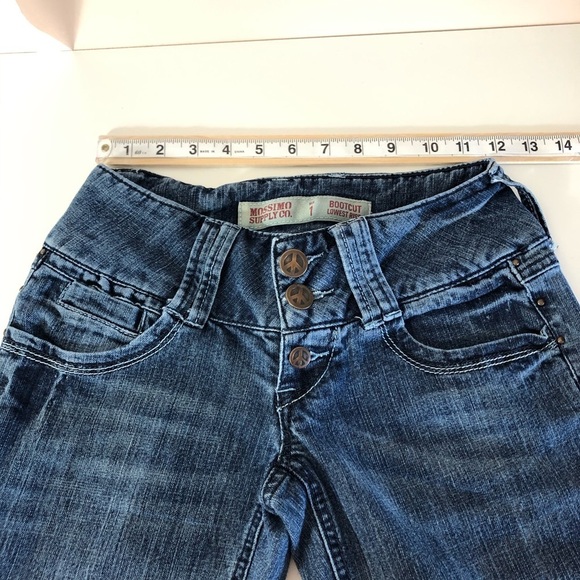 Mossimo Lowest Rise Bootcut Junior Size 1 - Picture 5 of 9